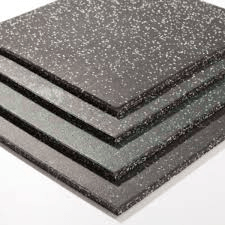 Gym Tiles Floor Rubber 50cmm×50cm×20mm Heavy Duty Rubber.