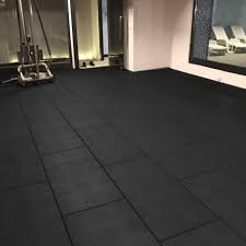 Wear Resisting Anti-Slip Gym Rubber Flooring Rolls Tile 20mm
