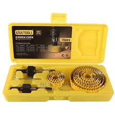 15 Piece Set Woodworking Hole Saw