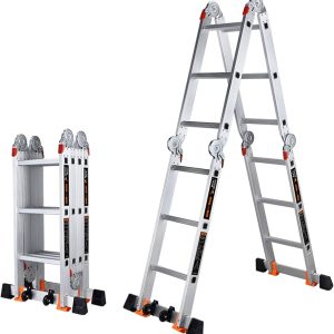 4 by 3 Aluminium Multipurpose Ladder. 12ft.
