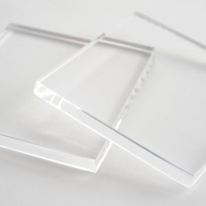 Image of clear perplex glass